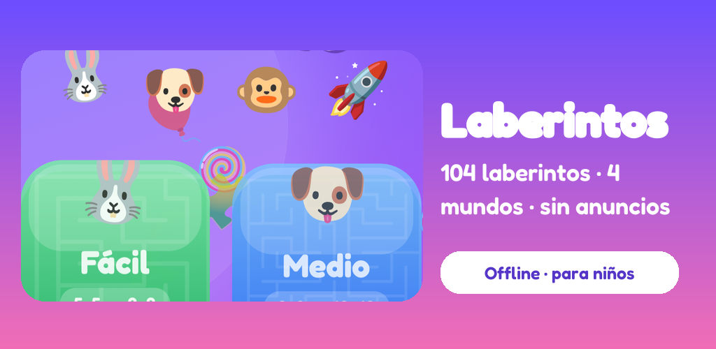 Presentación de Laberintos con los mundos de juego